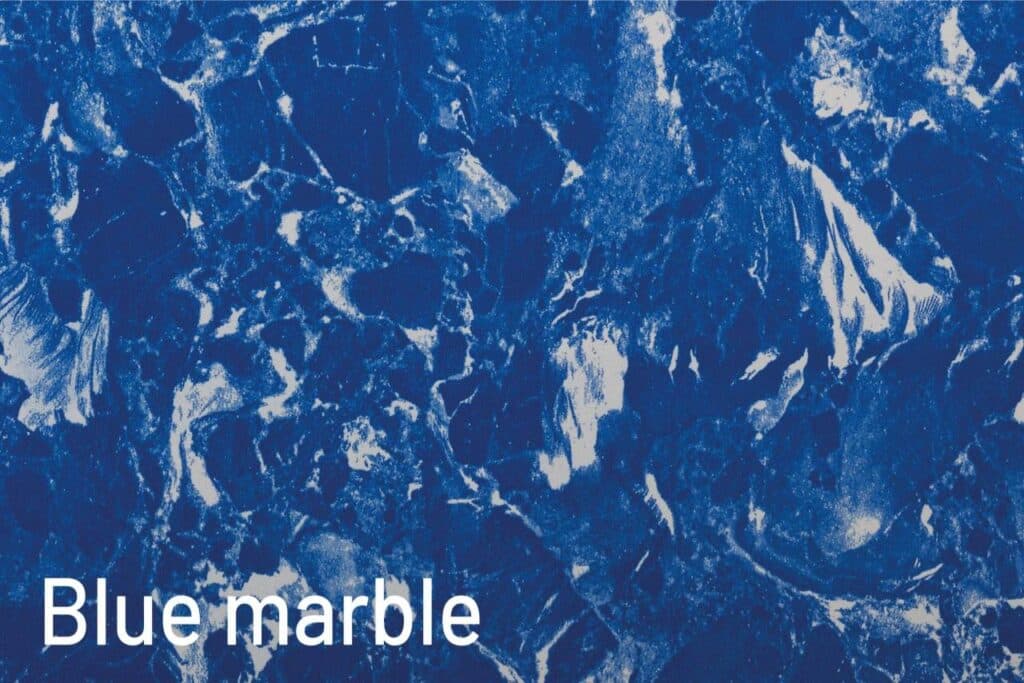 Pool liner Blue marble